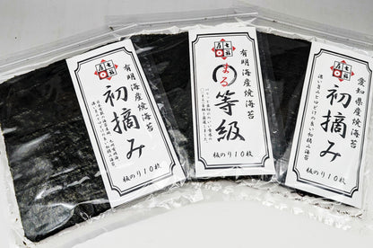 有明海・愛知産 焼海苔　味くらべセット
