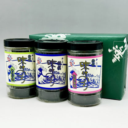 【彩-3】バラエティー海苔ギフト3本詰「内祝い・手土産・ご挨拶」などご贈答に